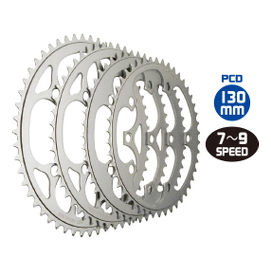 TIOGA チェーンリング(5アーム用/PCD130mm)46TSIL / チェーンリング