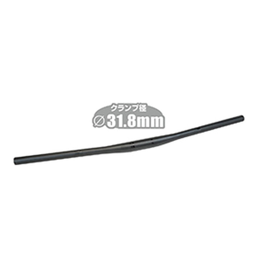 TIOGA ロングホーンALフラットバー720mm31.8 / ハンドルバー