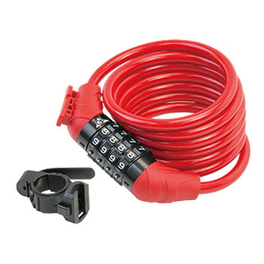 GP WL-654コンビネーションロック8x1800mmRED / ロック(ケーブル)