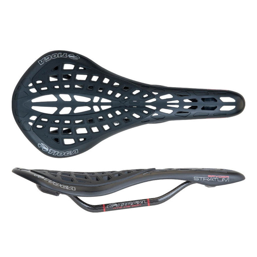 TIOGA スパイダーストレイタムクロモリレールBLK / サドル