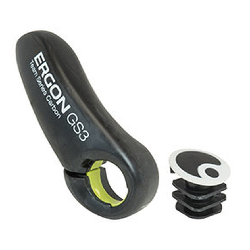 ERGON バーエンドGS3カーボン左側(14?) / ハンドルパーツ