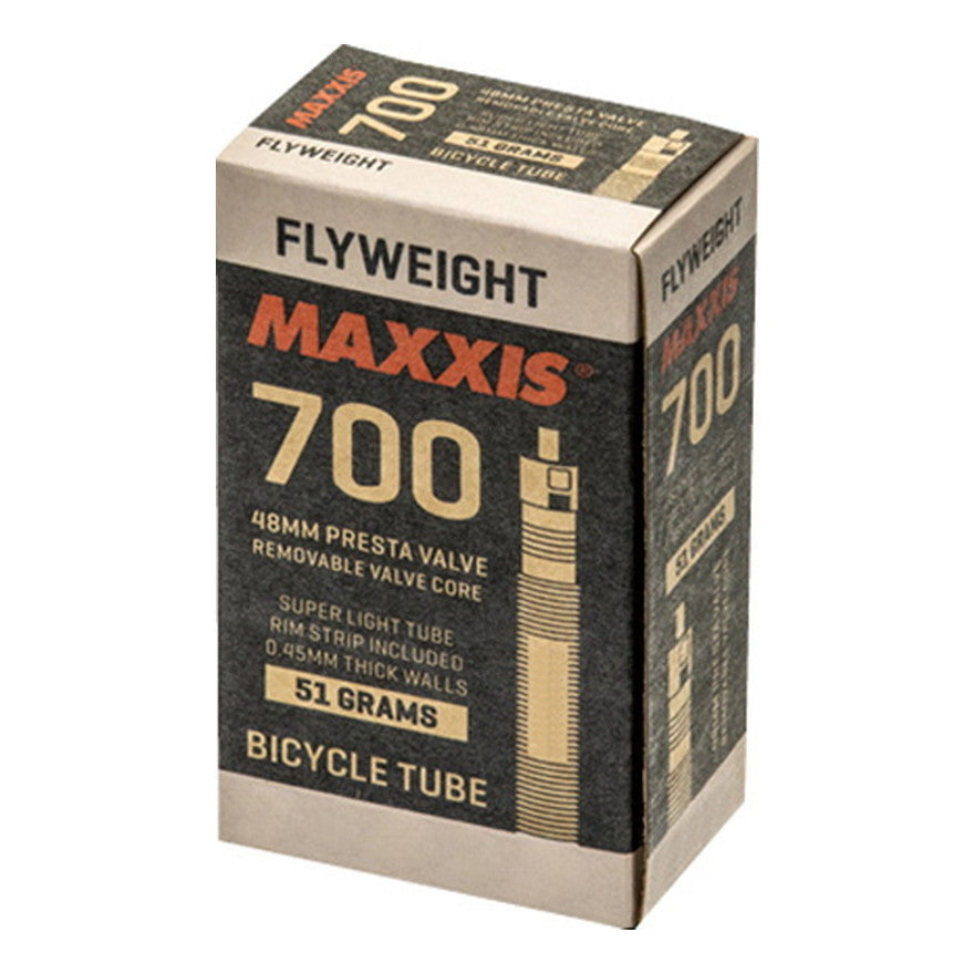 MAXXIS フライウエイト仏式700x18-25C 48mm / チューブ