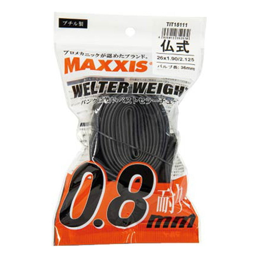 MAXXIS ウェルターウエイト仏式700x25-32C 48mmBLK(V) / チューブ