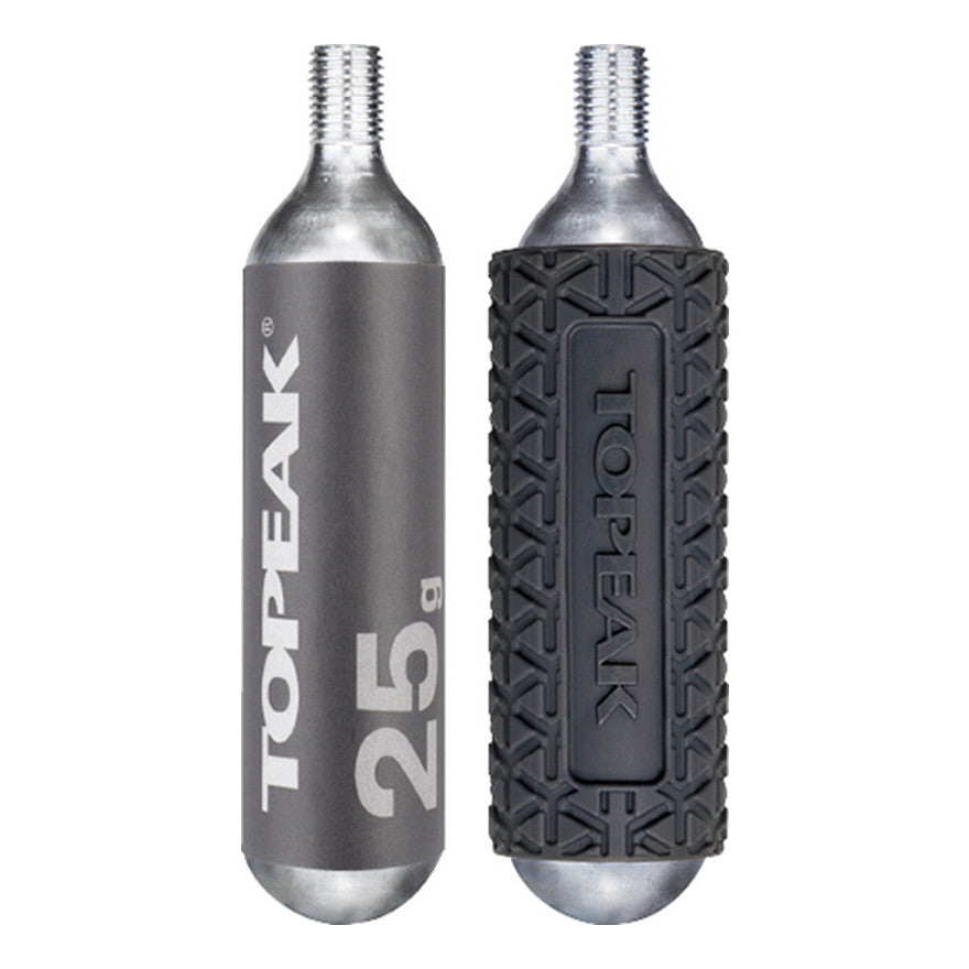 TOPEAK 25gネジ付CO2カートリッジ2本セット / ポンプパーツ